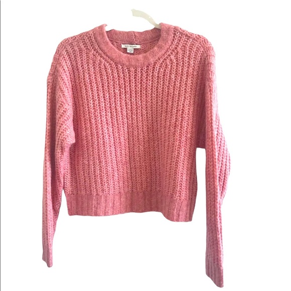 American Eagle Outfitters Sweaters - 𝅺AEO Pink Knitted Sweater Sz XS